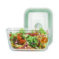 12 Cups/ 100 oz Large Glass Food Storage Baking Container with Lid - For Baking, Roasting, Storing Food, Vegetables Fruits