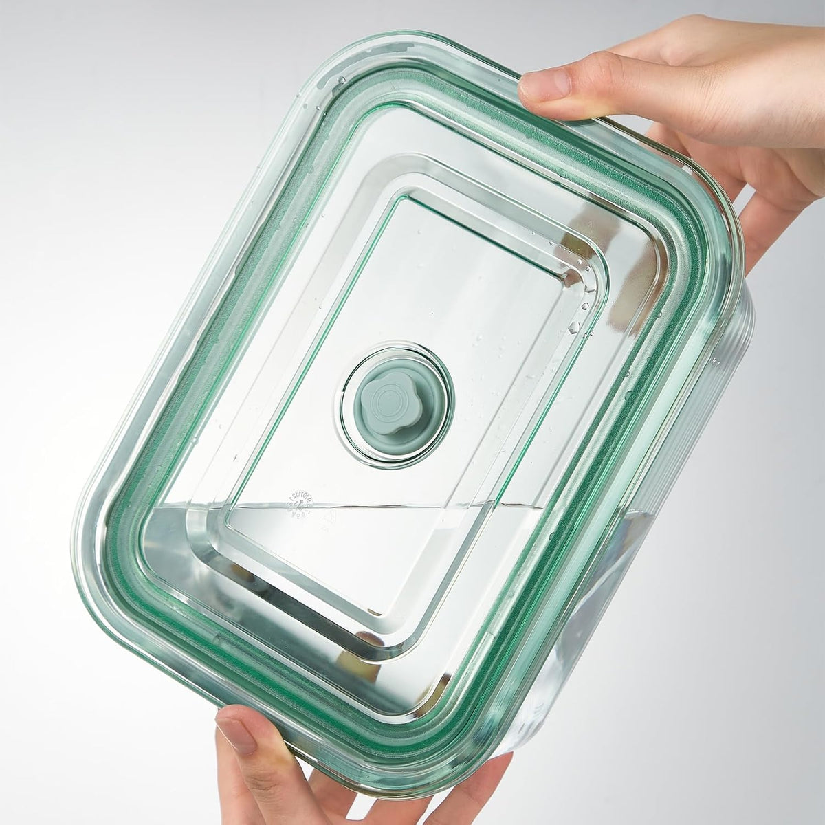 12 Cups/ 100 oz Large Glass Food Storage Baking Container with Lid - For Baking, Roasting, Storing Food, Vegetables Fruits